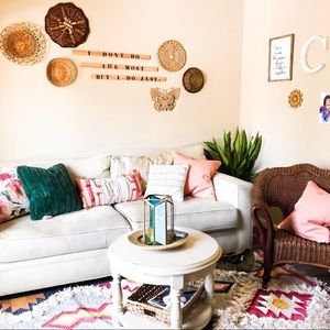 Set of 3 MYSTERY BOX vintage woven baskets 4 wall!